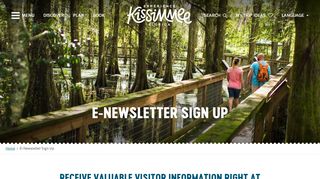 
                            1. E-Newsletter Sign Up | Experience Kissimmee