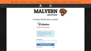 
                            5. E-Notes Subscription Portal - Malvern School District