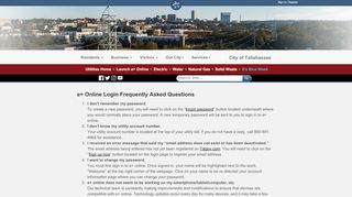 
                            2. e+ Online Login Frequently Asked Questions | Your Own ... - Talgov.com