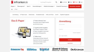 
                            1. E-Paper - infranken.de