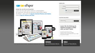 
                            4. E-Paper Zeitungsverlag-Aachen - ePaper Aachener Zeitung