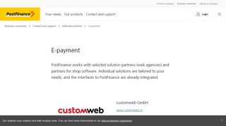 
                            4. E-payment | PostFinance