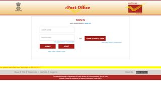 
                            8. e Post Office - Login