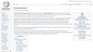 
                            10. E-procurement - Wikipedia