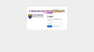 
                            5. e-Registration (2) : Login
