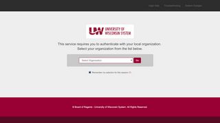 
                            3. e-Reimbursement login - SFS - University of Wisconsin System