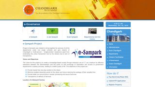 
                            1. e-Sampark - Official Website of Chandigarh Administration