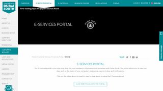 
                            6. E-Services Portal - Dubai South