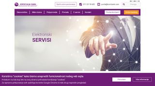 
                            5. E servisi | Komercijalna banka ad Beograd - kombank.com