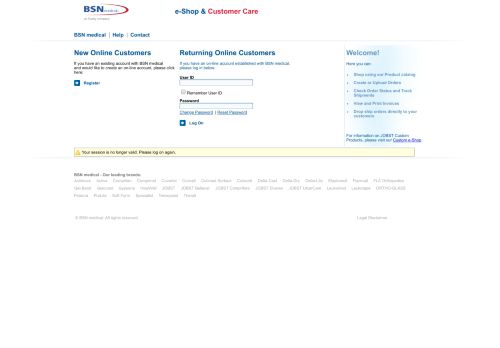 
                            3. e-Shop & Customer Care - order.bsnmedical.com