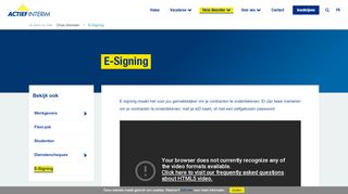 
                            8. E-Signing - Actief Interim