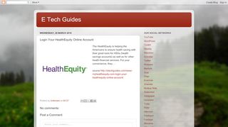 
                            7. E Tech Guides: Login Your HealthEquity Online …