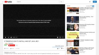 
                            11. E TENDER #2 HOW TO INSTALL AND SET JAVA JRE 1 - YouTube