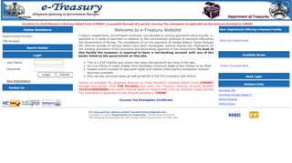 
                            3. e-Treasury - Kerala