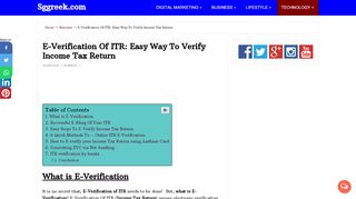 
                            6. E-Verification Of ITR, Income Tax Refund, …