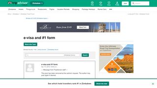 
                            4. e-visa and if1 form - Zimbabwe Forum - TripAdvisor