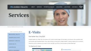 
                            8. E-Visits - AnMed Health