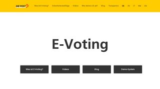 
                            5. E-Voting - elektronische Stimmabgabe in der Schweiz