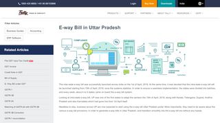 
                            9. E-way Bill in Uttar Pradesh - tallysolutions.com