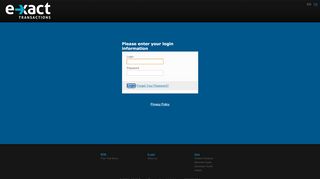 
                            11. E-xact Transactions Ltd. - Please Log In