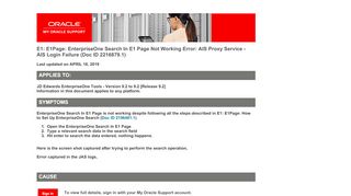
                            9. E1: E1Page: EnterpriseOne Search In ... - support.oracle.com