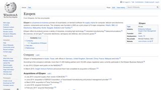 
                            7. E2open - Wikipedia