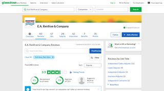 
                            4. E.A. Renfroe & Company Reviews | Glassdoor