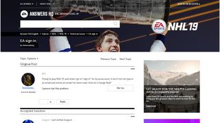 
                            6. EA sign in - Answer HQ - answers.ea.com