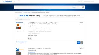 
                            9. EA6300 how to reset Access Router Password - Linksys Community