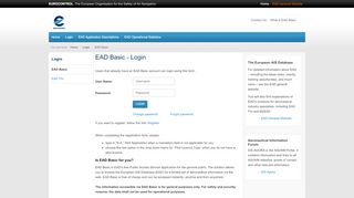 
                            1. EAD Basic - Login - ead.eurocontrol.int