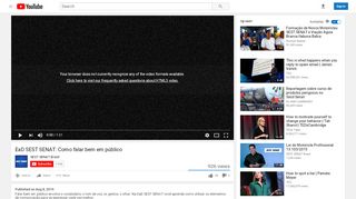 
                            6. EaD SEST SENAT: Como falar bem em público - YouTube