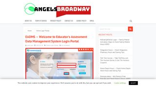 
                            5. EADMS – Welcome to Educator’s Assessment Data Management ...