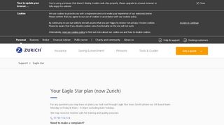 
                            2. Eagle star | support - Zurich