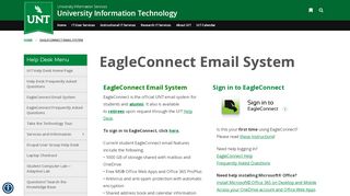 
                            1. EagleConnect Email System | University Information …