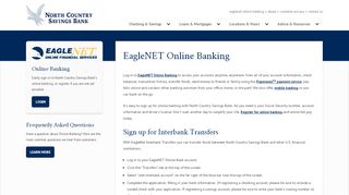 
                            2. EagleNET Online Banking | North Country Savings …