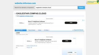 
                            1. eaglestar.compas.cloud at Website Informer. LOGIN. Visit Eaglestar ...