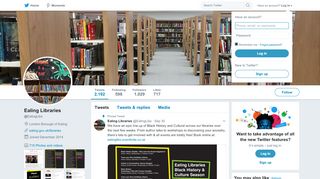 
                            4. Ealing Libraries (@EalingLibs) | Twitter