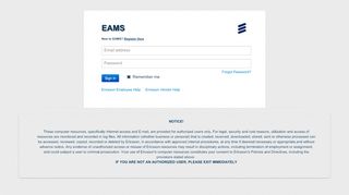 
                            2. eAMS Portal - ericsson.net