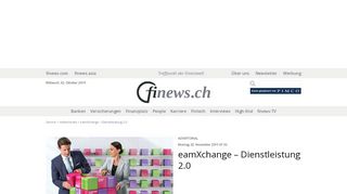 
                            6. eamXchange – Dienstleistung 2.0 - finews.ch