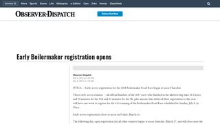 
                            5. Early Boilermaker registration opens - Sports - …