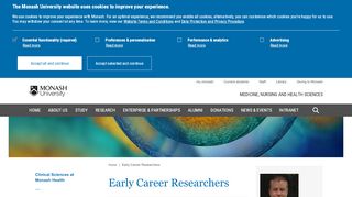 
                            1. Early Career Researchers - Clinical Sciences at Monash Health