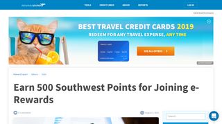 
                            5. Earn 500 Southwest Points for Joining e-Rewards