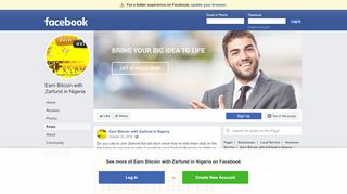 
                            7. Earn Bitcoin with Zarfund in Nigeria - Posts | Facebook