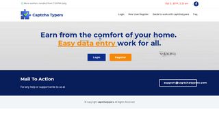 
                            1. Earn from the comfort of your home. - captchatypers.com