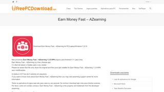 
                            5. Earn Money Fast – AZearning - para PC (7,8,10 Windows XP ...