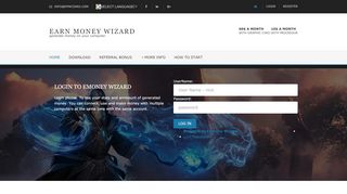 
                            3. Earn Money Wizard Login