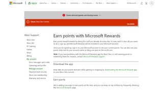 
                            4. Earn Points with Microsoft Rewards - support.xbox.com