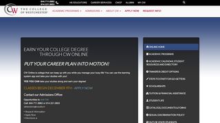
                            7. Earn Your College Degree Online | College of Westchester