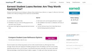 
                            4. Earnest Student Loans Review: Are They Worth Applying For ...