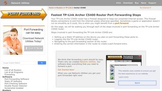 
                            9. Easiest Way to Get an Open Port on the TP-Link Archer C5400 Router